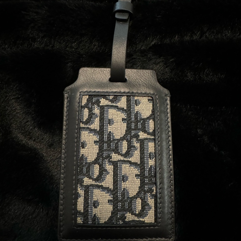 Authentic Dior Oblique Luggage Tag